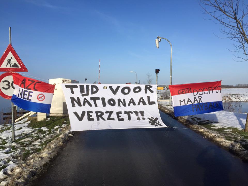 Anti-azc demonstratie Noord-Nederland
