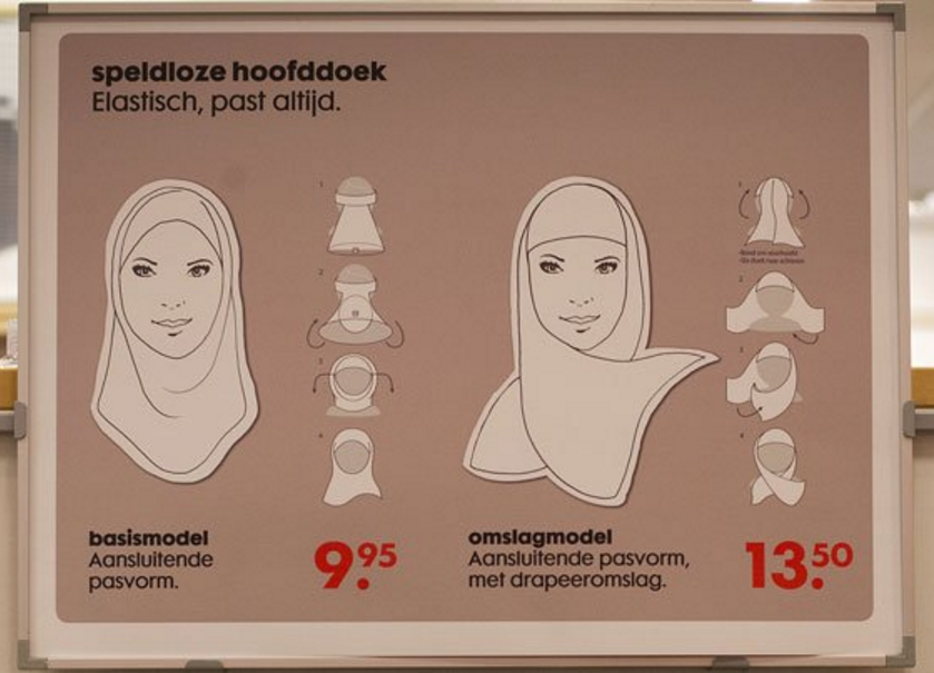 HEMA wordt geslachtsloos, Pasen en Zwarte Piet zijn taboe, maar hoofddoeken een must