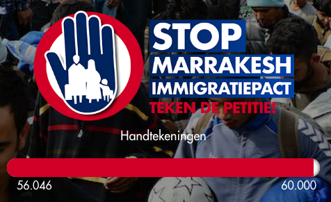 110.000 Vlamingen en Nederlanders tekenden al tegen het Marrakech-immigratiepact, gaan de politici eindelijk luisteren?