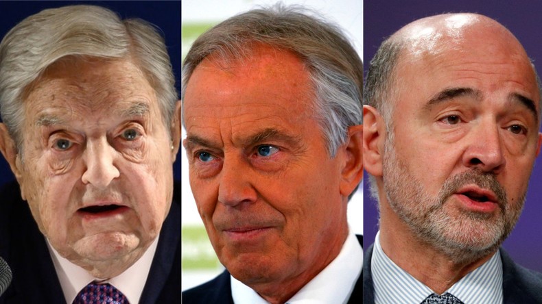 Soros, Blair (Labour) en Moscovici (PS) hielden geheime vergadering om Brexit-referendum naar de prullenmand te verwijzen!