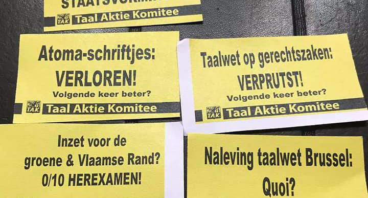 TAK voerde actie voor ambitieuzer Vlaams beleid in federaal parlement