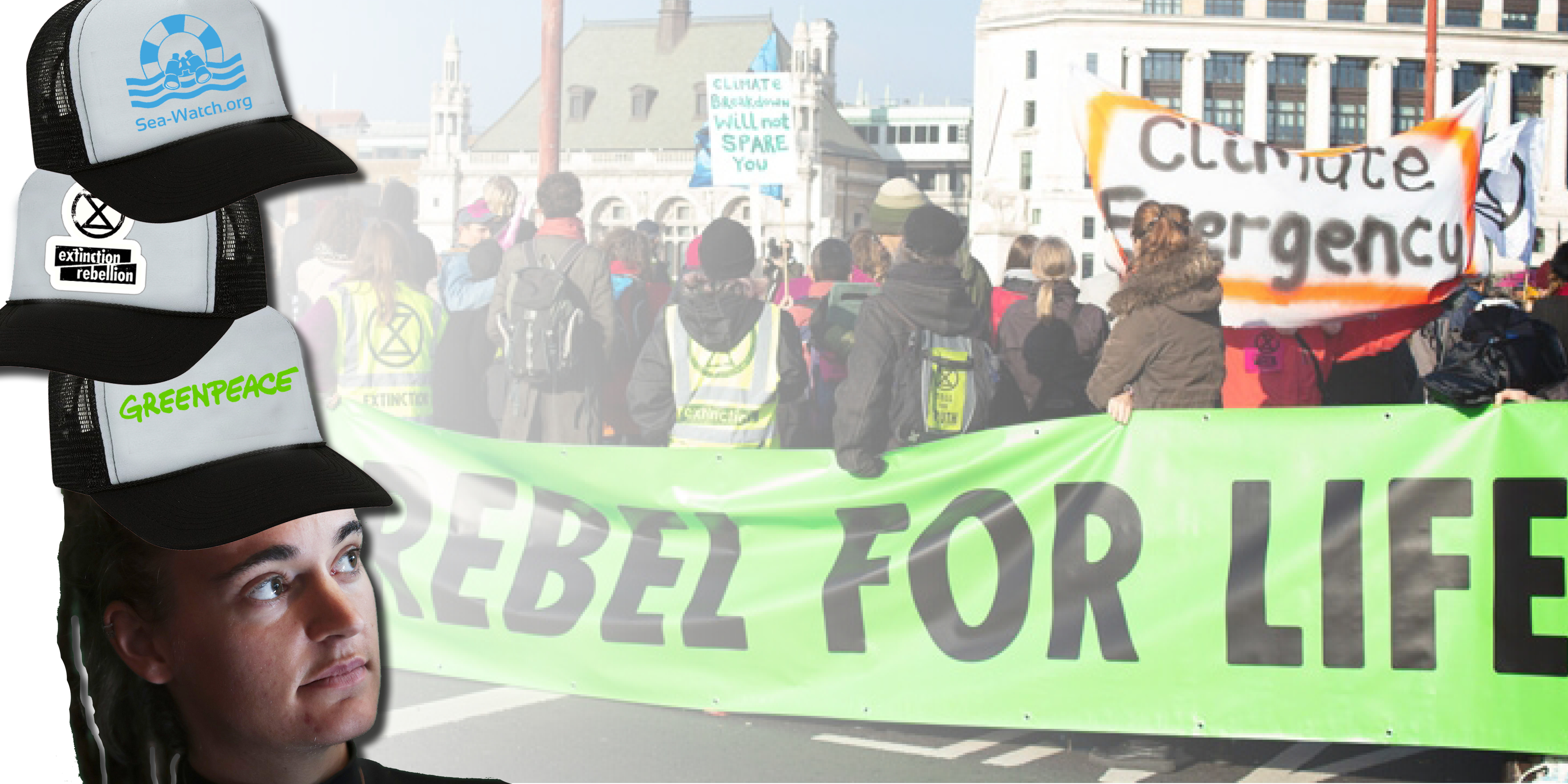 Kapitein die illegaal vluchtelingen dropte in Italië wordt leidster bij Extinction Rebellion