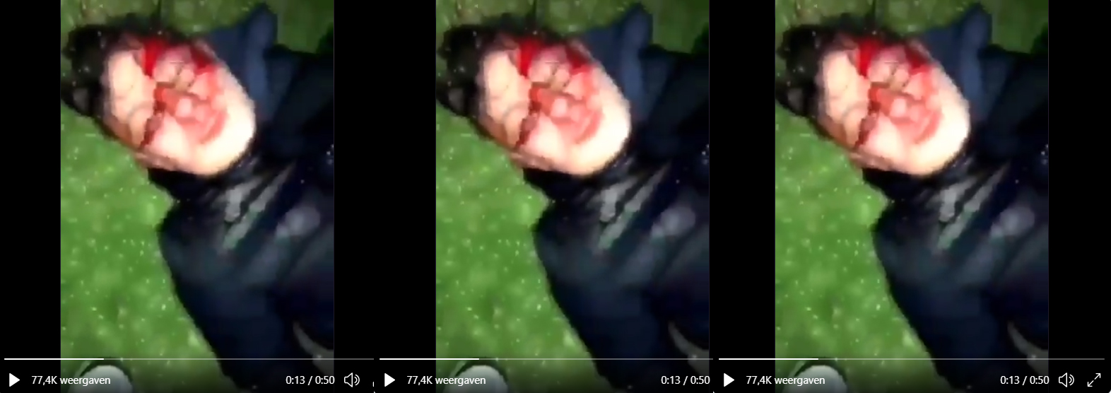 [VIDEO] Ierse jongen lekgeprikt door Afrikaan; Steunfonds geblokkeerd, Sinn Féin tegen verspreiding beelden