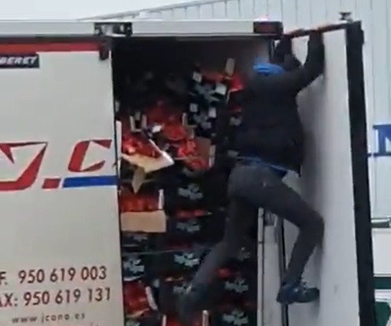 Illegalen blijven binnenstromen, via de vrachtwagen zo in Nederland