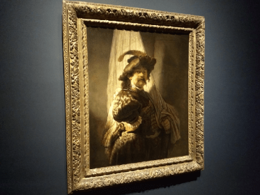 Toen Rembrandt 30 was, schilderde hij de vaandeldrager