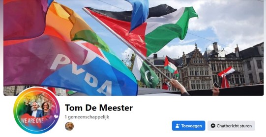 Oorlog in Oekraïne: PVDA-parlementslid Tom De Meester solidair met… Palestina