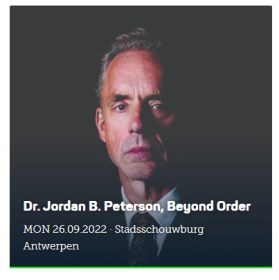 Fenomeen Jordan Peterson komt naar Antwerpen