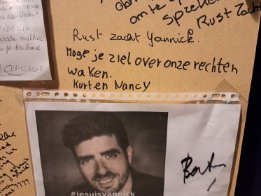 200 Vlamingen houden wake voor doodgeschoten Yannick Verdyck